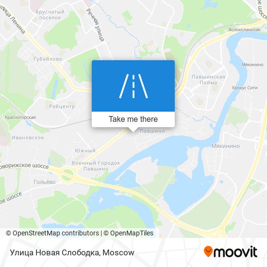 Улица Новая Слободка map