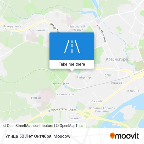 Улица 50 Лет Октября map