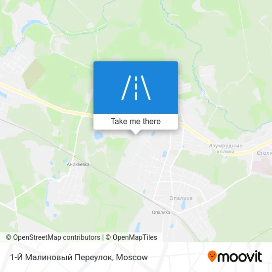 1-Й Малиновый Переулок map
