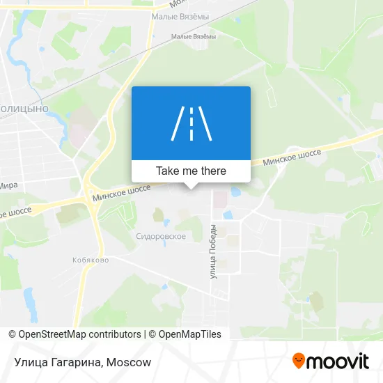 Улица Гагарина map