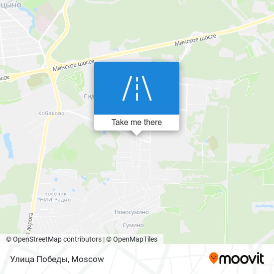 Улица Победы map