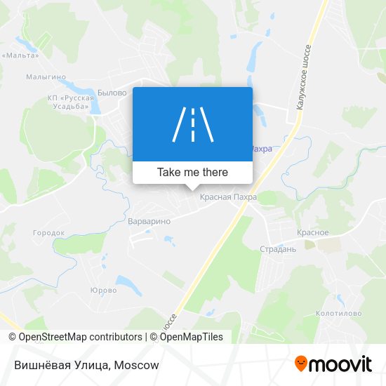 Вишнёвая Улица map