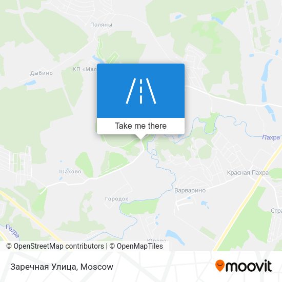 Заречная Улица map
