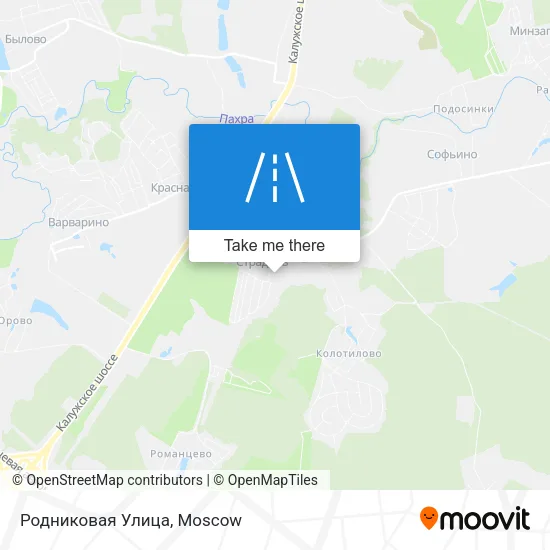 Родниковая Улица map