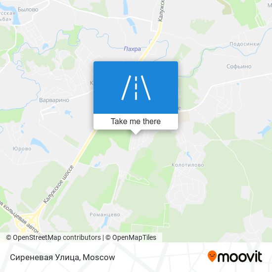 Сиреневая Улица map