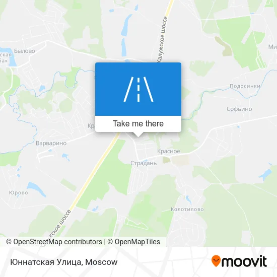 Юннатская Улица map