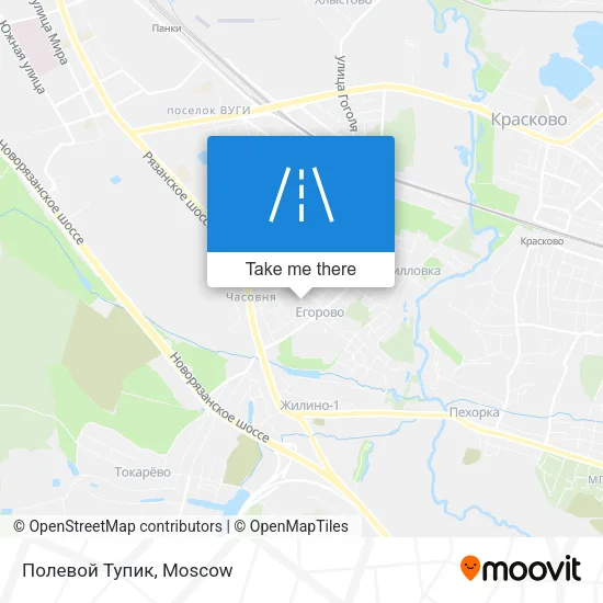 Полевой Тупик map