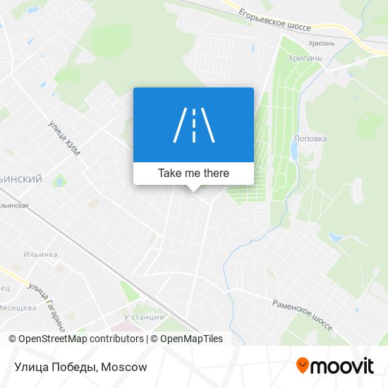 Улица Победы map