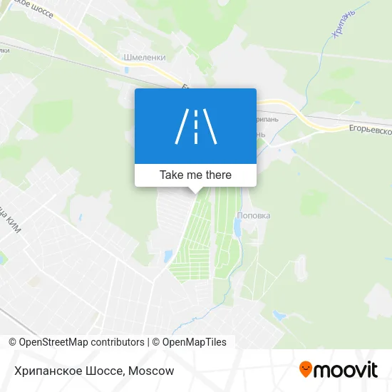 Хрипанское Шоссе map