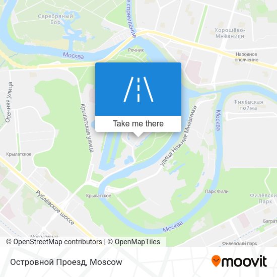 Островной Проезд map