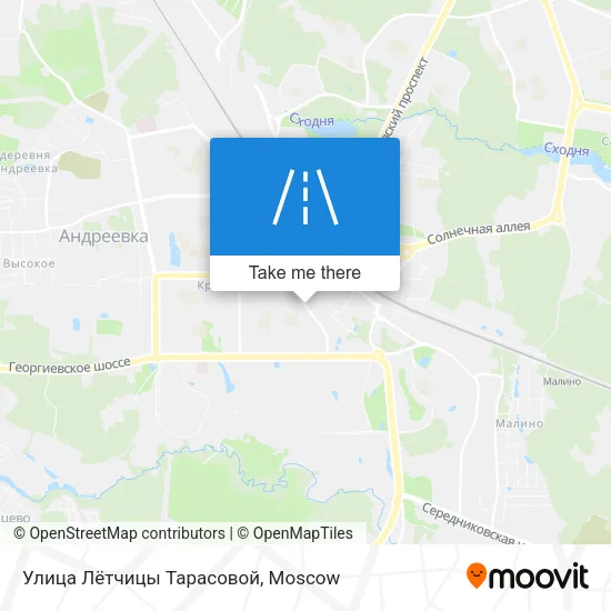 Улица Лётчицы Тарасовой map