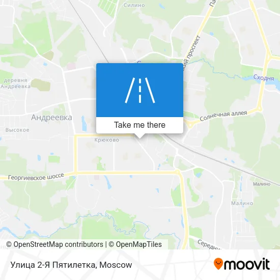 Улица 2-Я Пятилетка map