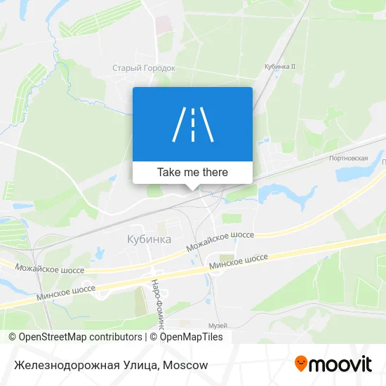 Железнодорожная Улица map