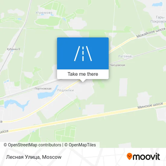 Лесная Улица map