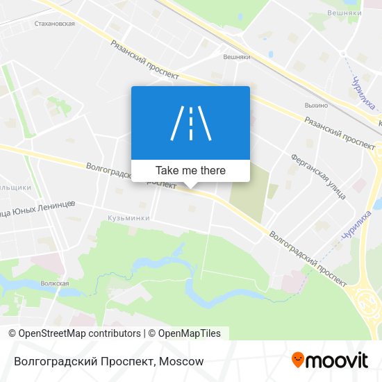 Волгоградский Проспект map