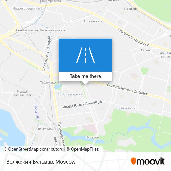Волжский Бульвар map