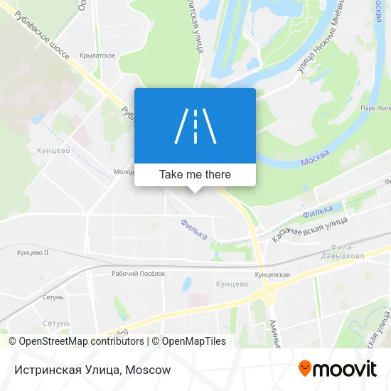 Истринская Улица map