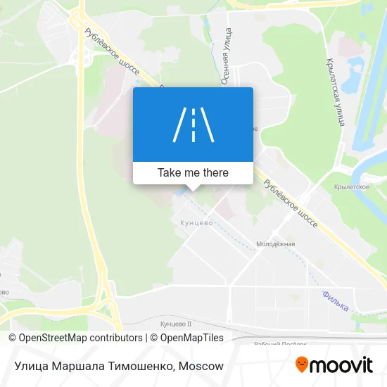Улица Маршала Тимошенко map
