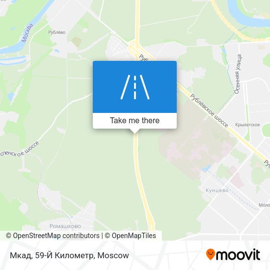 Мкад, 59-Й Километр map
