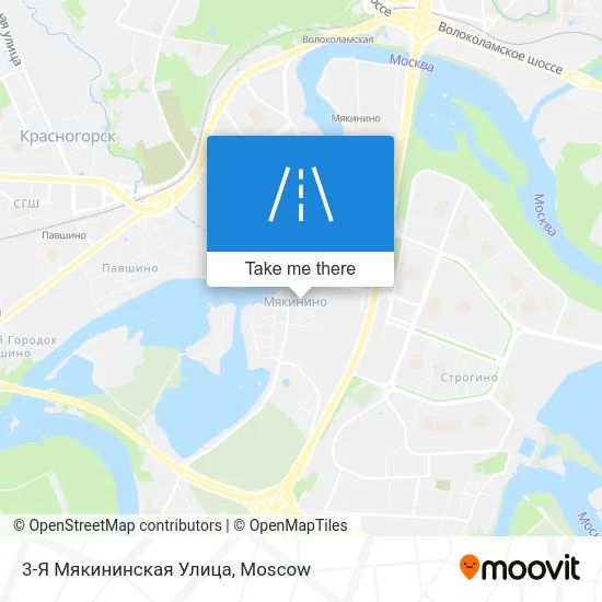 3-Я Мякининская Улица map