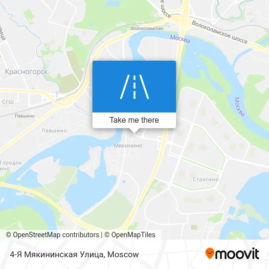 4-Я Мякининская Улица map