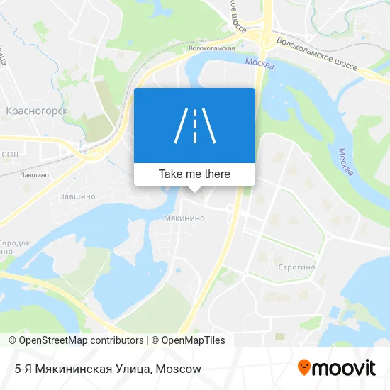 5-Я Мякининская Улица map