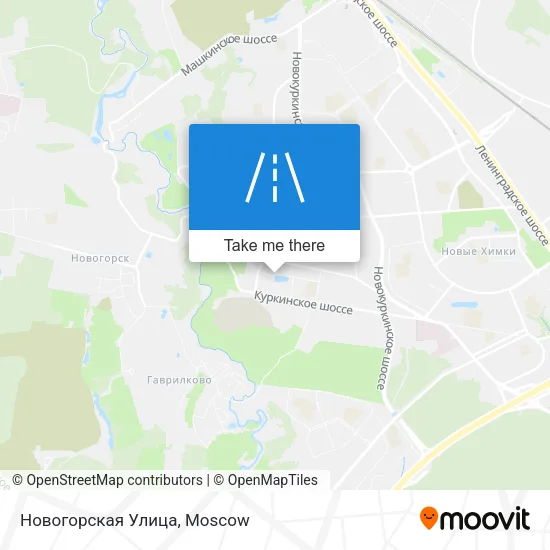 Новогорская Улица map