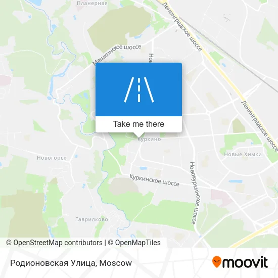Родионовская Улица map