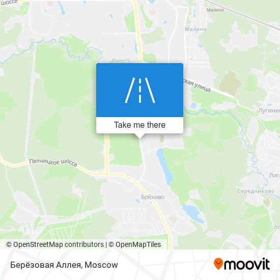 Берёзовая Аллея map