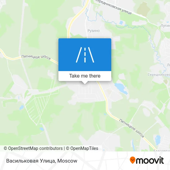 Васильковая Улица map