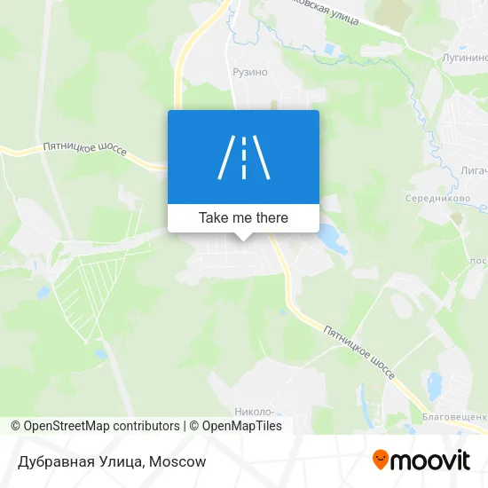 Дубравная Улица map