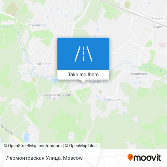 Лермонтовская Улица map
