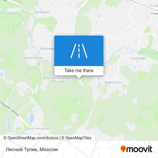 Лесной Тупик map