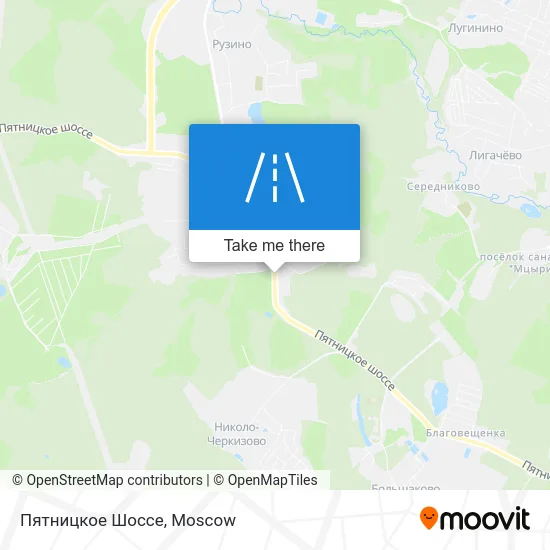 Пятницкое Шоссе map