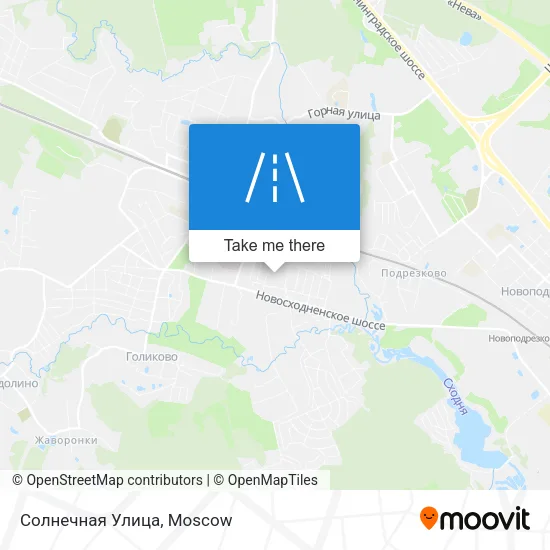 Солнечная Улица map