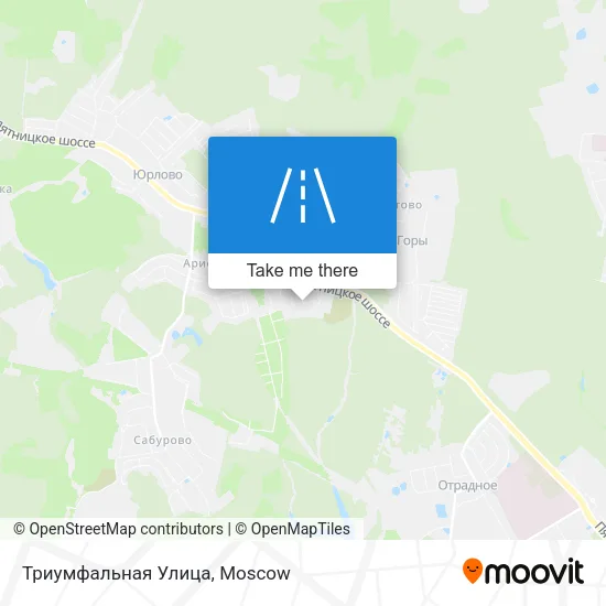 Триумфальная Улица map