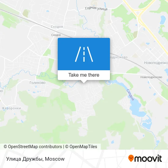 Улица Дружбы map