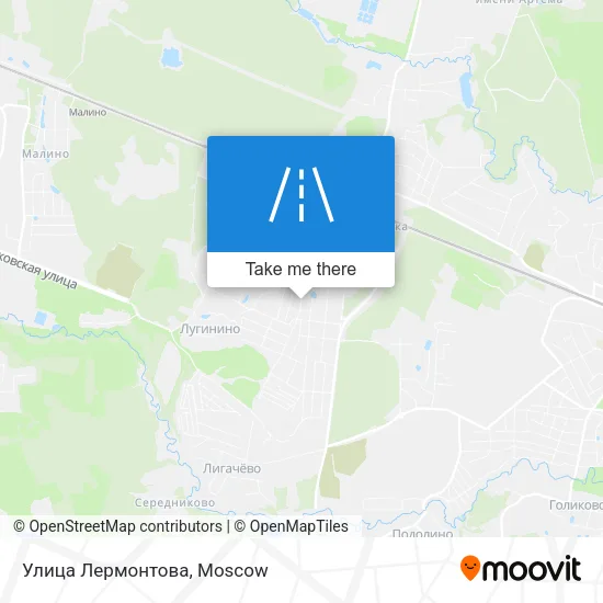 Улица Лермонтова map