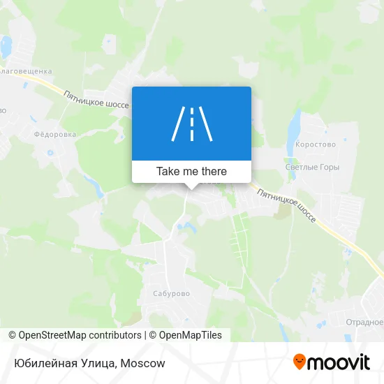 Юбилейная Улица map