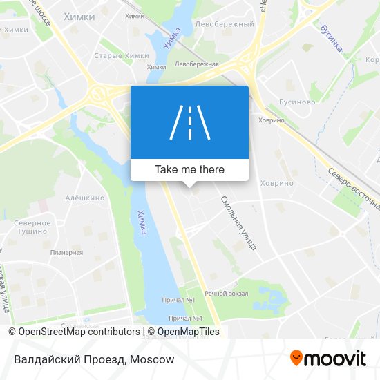 Валдайский Проезд map