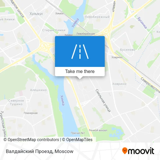 Валдайский Проезд map