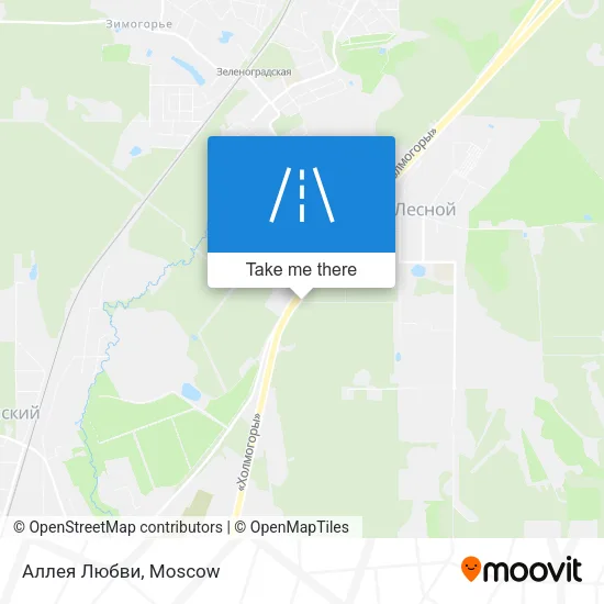 Аллея Любви map