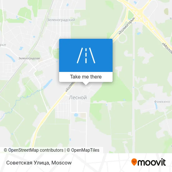 Советская Улица map