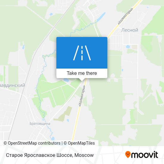 Старое Ярославское Шоссе map