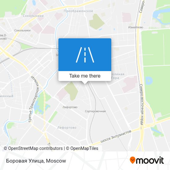 Боровая Улица map