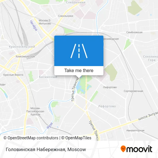 Головинская Набережная map