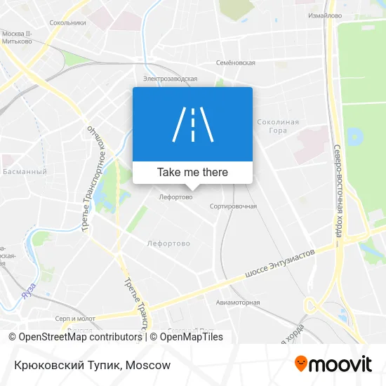 Крюковский Тупик map