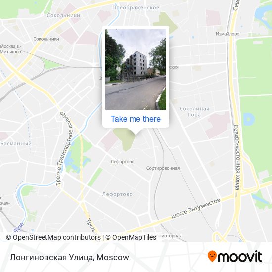 Лонгиновская Улица map