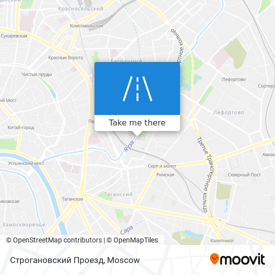 Строгановский Проезд map