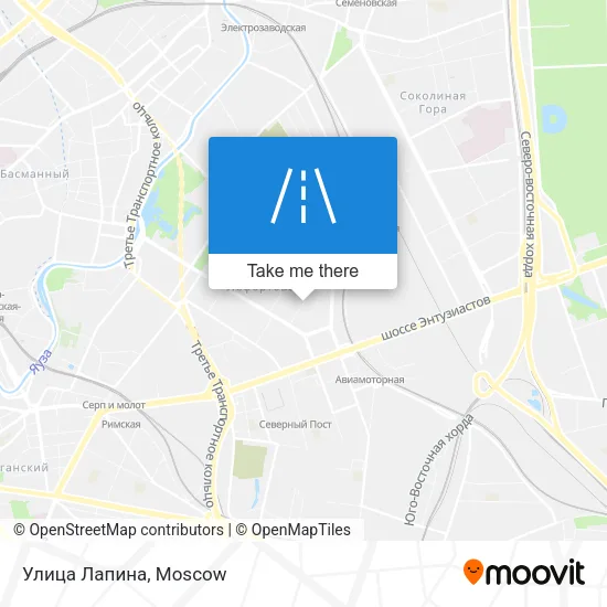 Улица Лапина map